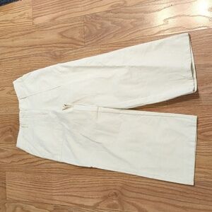 Wide leg medium rise full-length pants, size small Max Studio NEW with tags